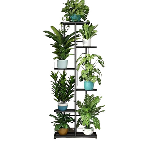 Fiora Handicraft Plant Stand with Pot Display Tiered Shelf Floor Mount Rack