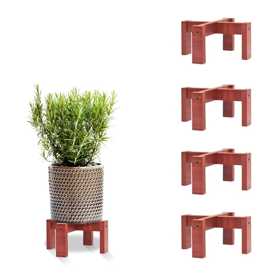Dime Store Wooden Balcony Garden Plant Stand