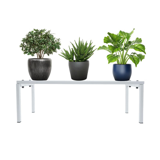 Bloomscape Rectangular (Pack of 1) Metal Plant Stand for Balcony & Garden