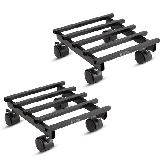 Urbanscape Heavy Duty Plant Stand with Wheels | Wheel Pot Trolley for Balcony, Indoor & Outdoor