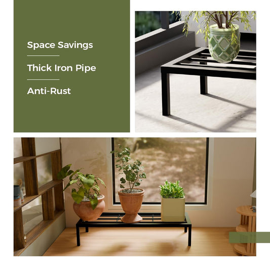 Lumen Set of 4 Flower Pot / Plant Stand for Indoor & Outdoor