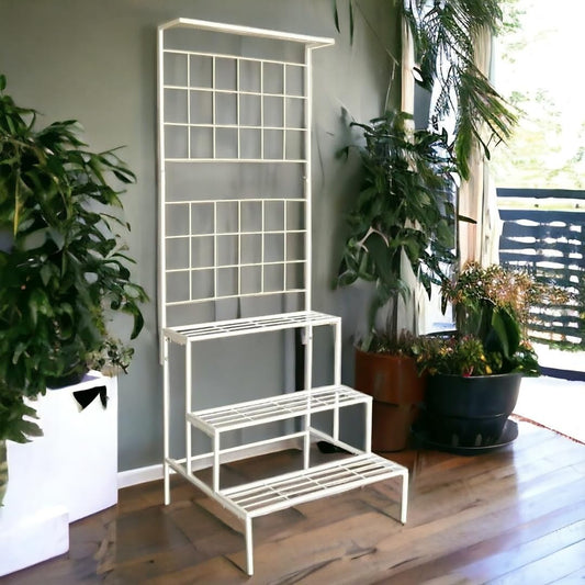 Earthly Bloom Plant Stands for Outdoor Balcony, Flower Pot Stand