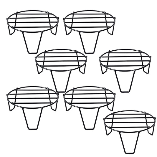 Lush Living Pack of 7 Metal Plant Stand for Balcony