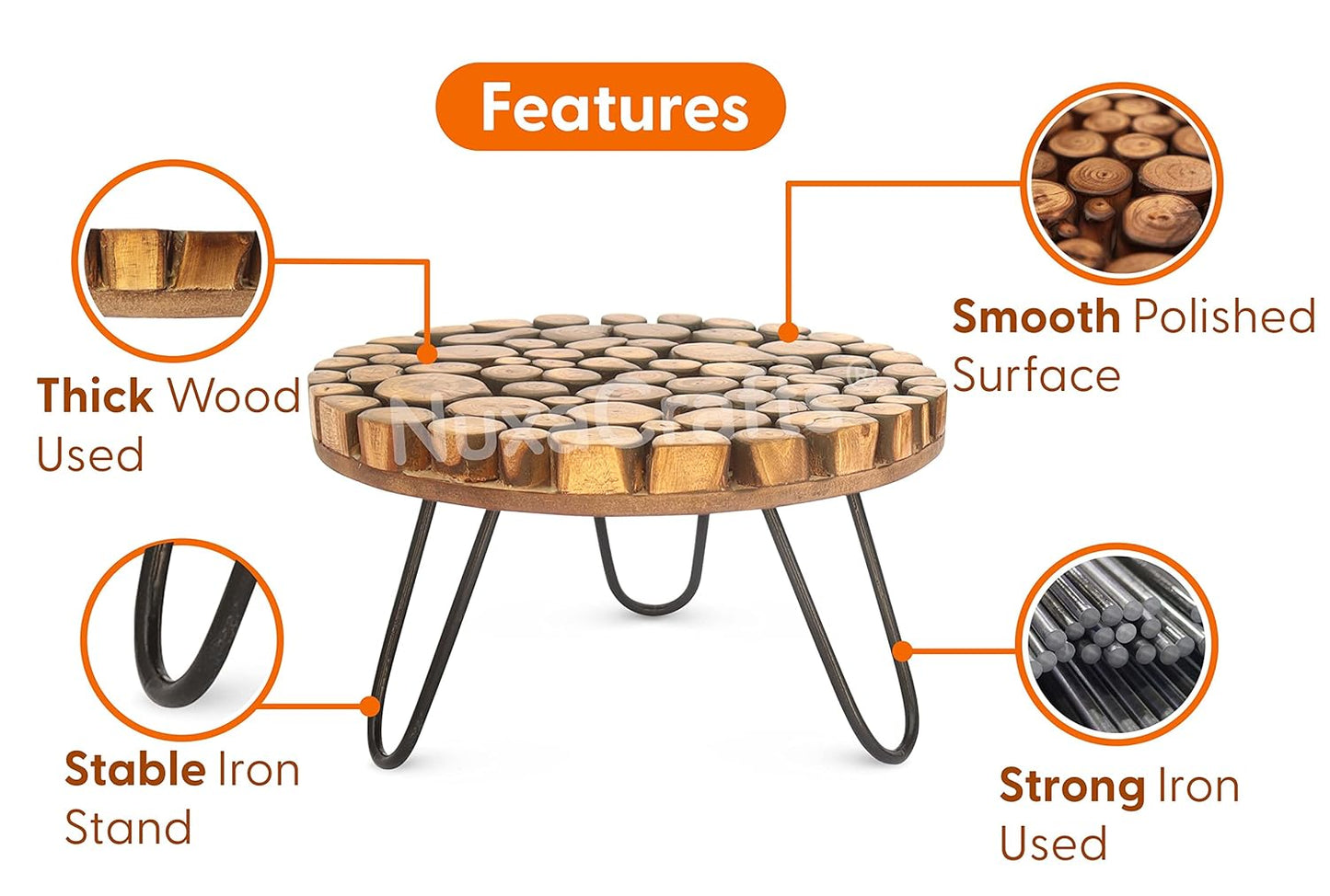NaturaCrafts Plant Stand For Balcony, Garden