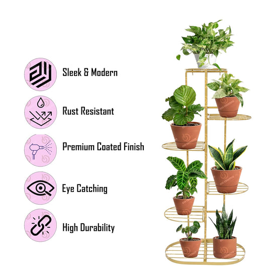 Botanica Creative Multi-Tiered Metal Flower Pot Stand