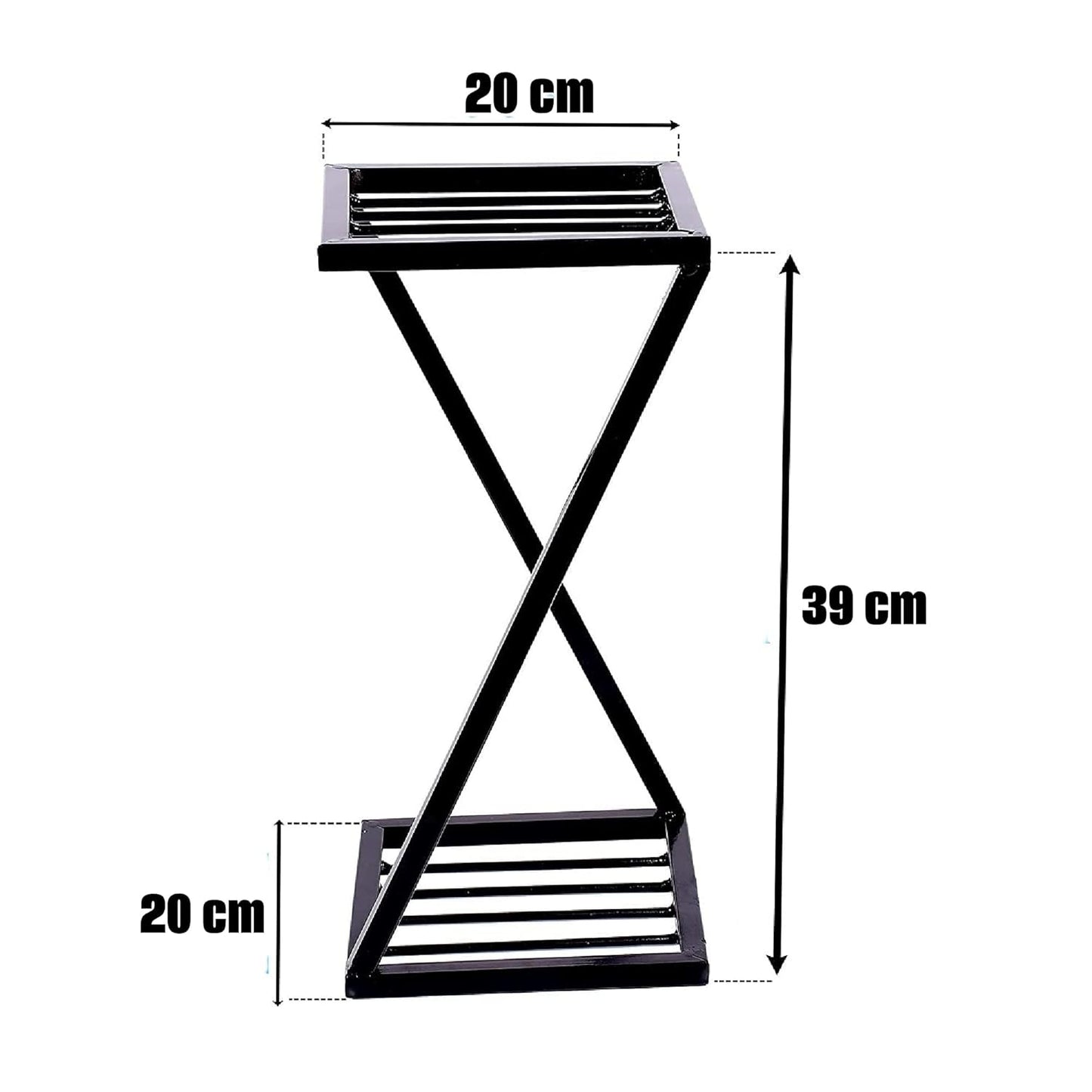Nestwell Metal Stylish New Z Shape X Shape Metal Planters Stand